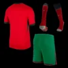 Portugal Home Soccer Jersey Kit(Jersey+Shorts+Socks) Euro – Fan Version – back view