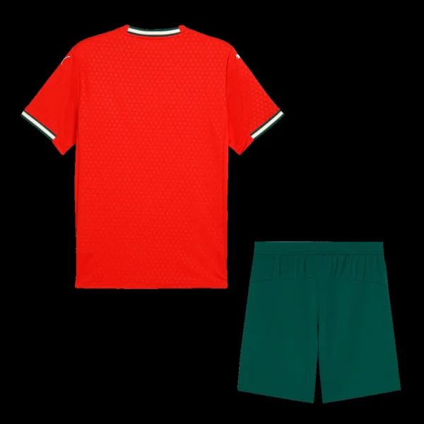 Portugal Home Soccer Kit – Jersey + Shorts 2025 – Fan Version – back view