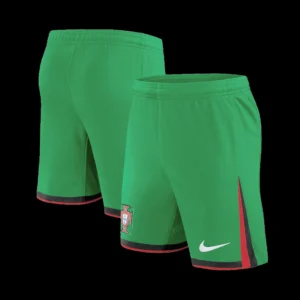 Portugal Home Soccer Shorts Euro – Fan Version – front view