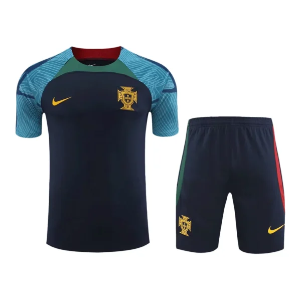 Portugal Pre-Match Soccer Kit – Jersey + Shorts 2022/23 – Fan Version – front view