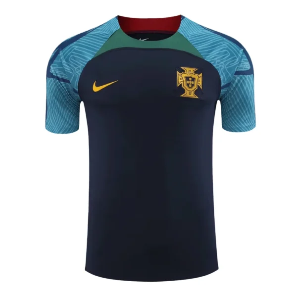Portugal Pre-Match Soccer Kit – Jersey + Shorts 2022/23 – Fan Version – badge and fabric details