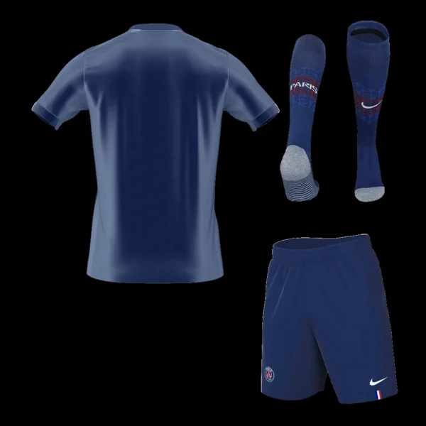PSG Home Soccer Jersey Kit(Jersey+Shorts+Socks) 2025/26 – Fan Version – back view