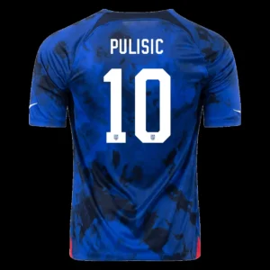 PULISIC #10 USA Away Soccer Jersey 2022 – Fan Version – front view