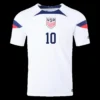 PULISIC #10 USA Home Soccer Jersey 2022 – Player Version – back view