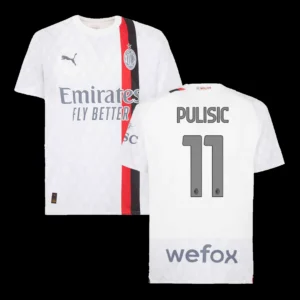 PULISIC #11 AC Milan Away Soccer Jersey 2023/24 – Fan Version – front view
