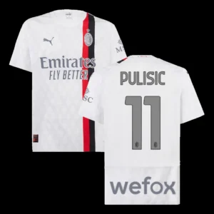 PULISIC #11 AC Milan Away Soccer Jersey 2023/24 – Player Version – front view