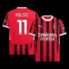 PULISIC #11 AC Milan Home Soccer Jersey – Fan Version – front view