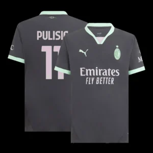 PULISIC #11 AC Milan Third Away Soccer Jersey – Player Version – front view