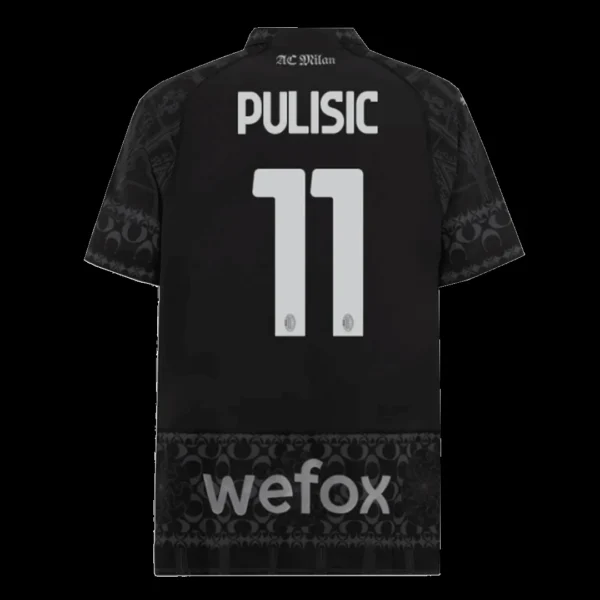 pulisic-11-ac-milan-x-pleasures-fourth-away-soccer-jersey-2023-24-fan-version-446970-03 PULISIC #11 AC Milan X Pleasures Fourth Away Soccer Jersey 2023/24 – Fan Version – jersey details