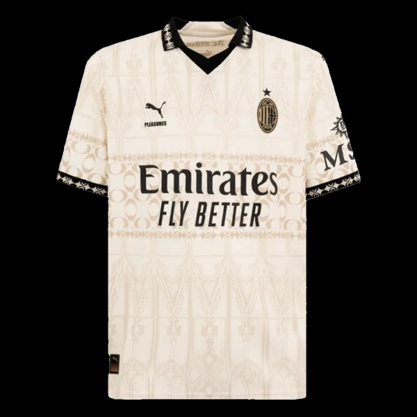 pulisic-11-ac-milan-x-pleasures-fouth-away-soccer-jersey-2023-24-fan-version-499806-02 PULISIC #11 AC Milan X Pleasures Fouth Away Soccer Jersey 2023/24 – Fan Version – back view