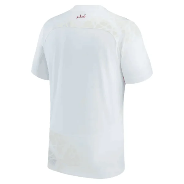 Qatar Away Soccer Jersey 2022 – Player Version – back view