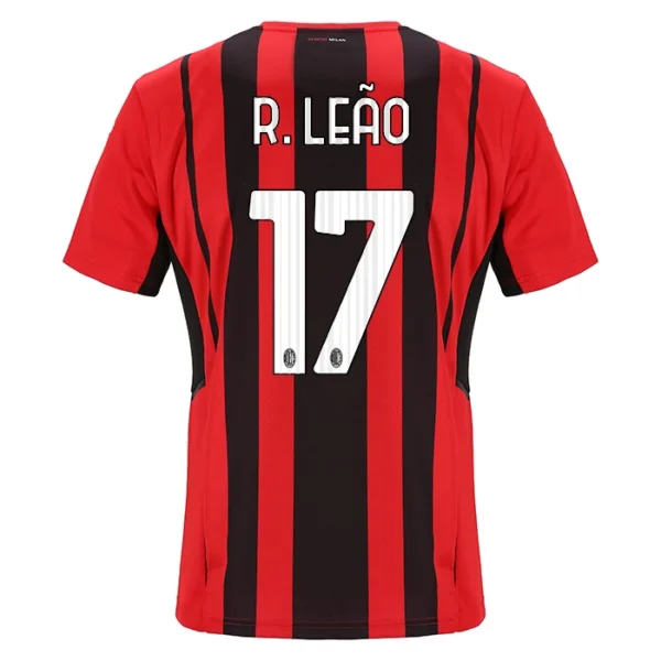R. LEÃO #17 AC Milan Home Soccer Jersey 2021/22 – Fan Version – front view
