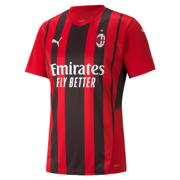 R. LEÃO #17 AC Milan Home Soccer Jersey 2021/22 – Fan Version – back view