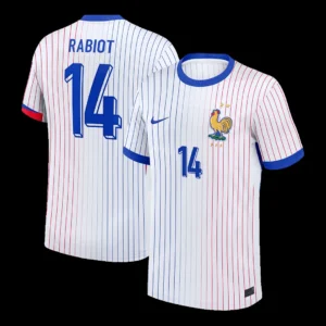 RABIOT #14 France Away Soccer Jersey – Fan Version – front view