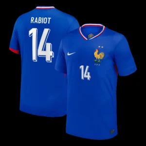 RABIOT #14 France Home Soccer Jersey – Fan Version – front view