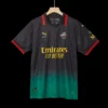 “RAFA LEÃO” #10 AC Milan Fourth Away Soccer Jersey – Fan Version – badge and fabric details