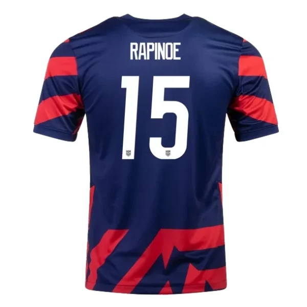 RAPINOE #15 USA Away Soccer Jersey 2021/22 – Fan Version – front view