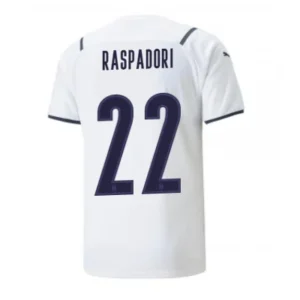 raspadori-22-italy-away-soccer-jersey-2021-fan-version-120649-01 RASPADORI #22 Italy Away Soccer Jersey 2021 โ Fan Version โ front view