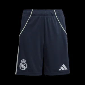 Real Madrid Away Soccer Shorts 2025/26 – Fan Version – front view