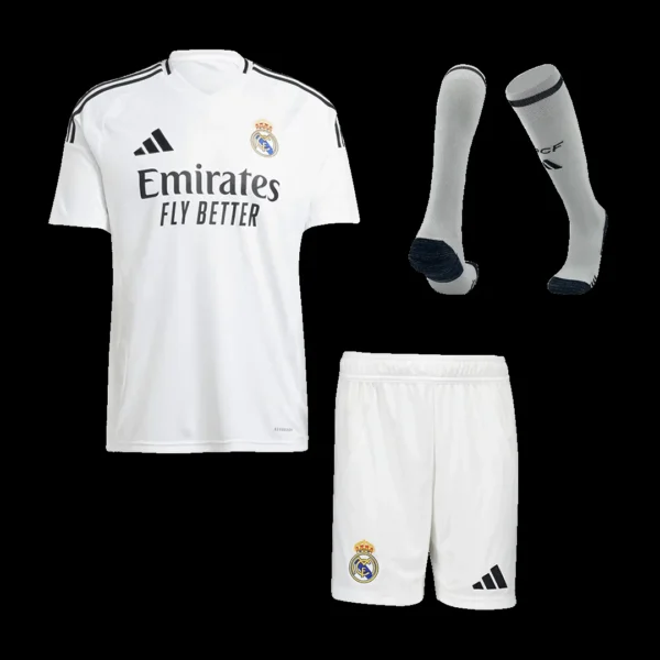 real-madrid-home-soccer-jersey-kit-jersey-shorts-socks-fan-version-652840-01 Real Madrid Home Soccer Jersey Kit(Jersey+Shorts+Socks) β Fan Version β front view