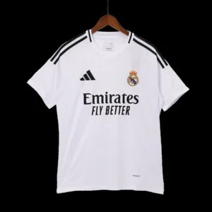 Real Madrid Home Soccer Kit – Jersey + Shorts – Fan Version – front view