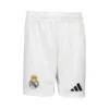 Real Madrid Home Soccer Shorts – Fan Version – back view