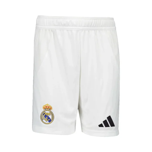 Real Madrid Home Soccer Shorts – Fan Version – back view