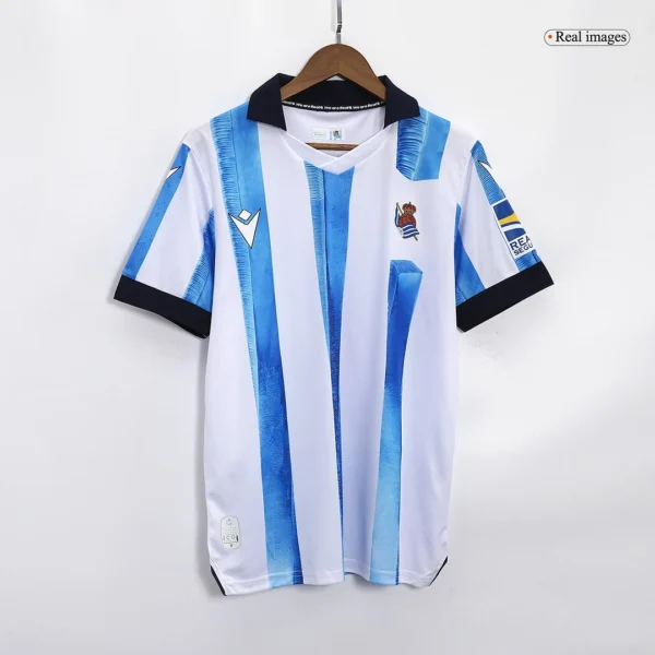 Real Sociedad Home Soccer Jersey 2023/24 – Fan Version – jersey details