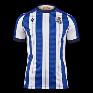 Real Sociedad Home Soccer Jersey 2025/26 – Fan Version – front view