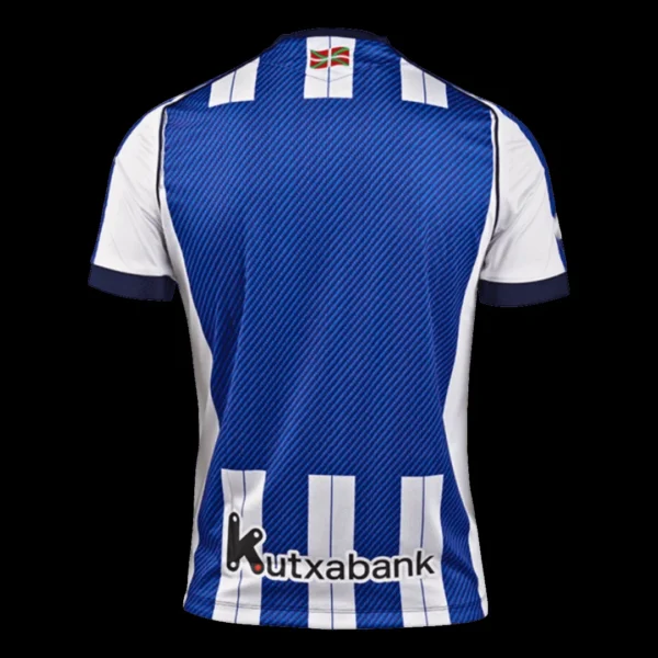 Real Sociedad Home Soccer Jersey 2025/26 – Fan Version – back view