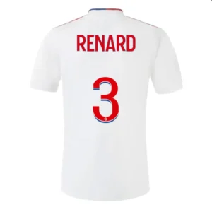 renard-3-olympique-lyonnais-home-soccer-jersey-2021-22-fan-version-118625-01 RENARD #3 Olympique Lyonnais Home Soccer Jersey 2021/22 โ Fan Version โ front view