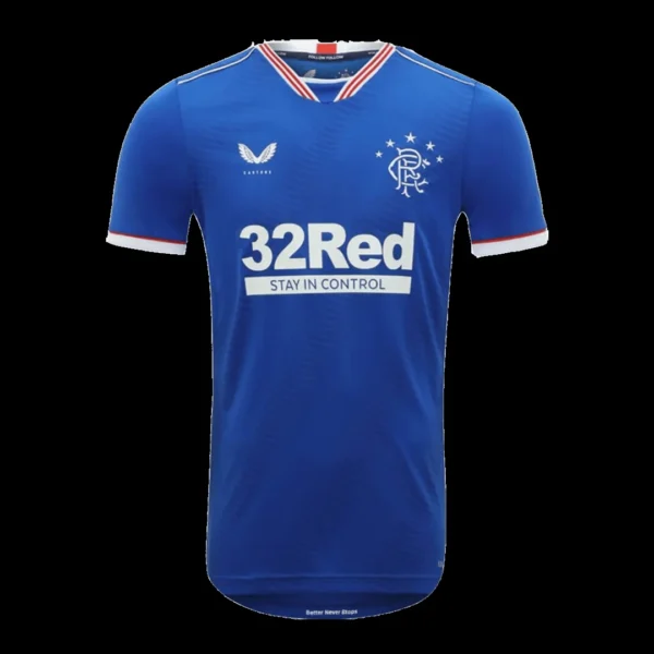 Replica Castore Glasgow Rangers Home Soccer Jersey 2020/21 – Fan Version – front view