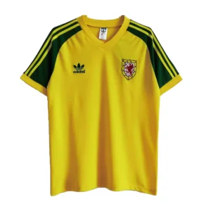Retro 1982 Wales Away Soccer Jersey – front view