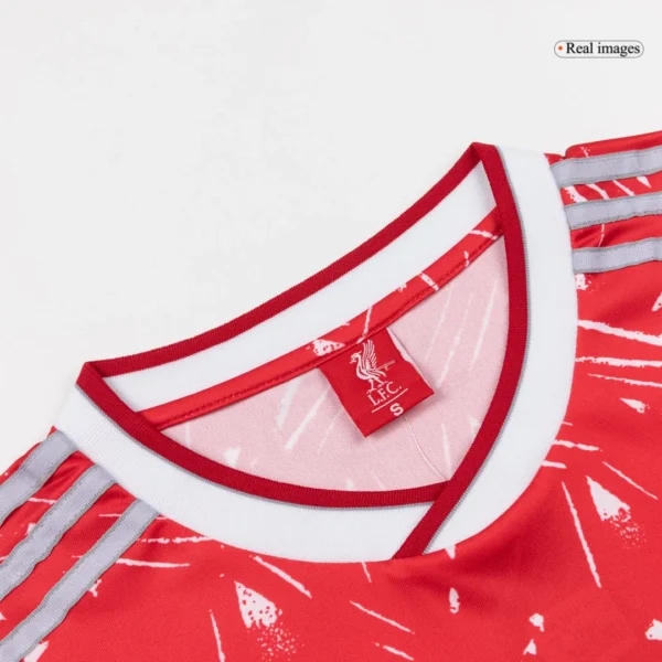 Retro 1989/91 Liverpool Home Soccer Jersey – back view