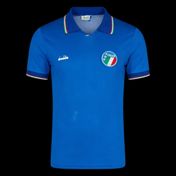 retro-1990-italy-home-soccer-jersey-686282-01 Retro 1990 Italy Home Soccer Jersey β front view