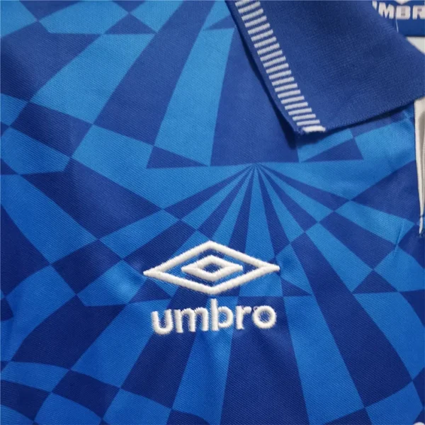 Retro 1991/93 Napoli Home Soccer Jersey – badge and fabric details