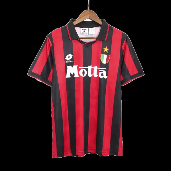 Retro 1992/94 AC Milan Home Soccer Jersey – front view