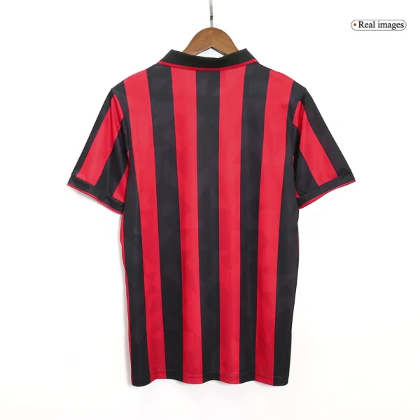 Retro 1992/94 AC Milan Home Soccer Jersey – back view