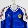 Retro 1992 Yugoslavia Home Soccer Jersey – badge and fabric details