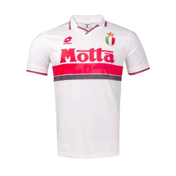 Retro 1993/94 AC Milan Away Soccer Jersey – front view