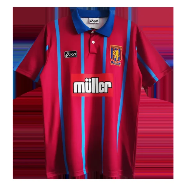 Retro 1993/95 Aston Villa Home Soccer Jersey – front view