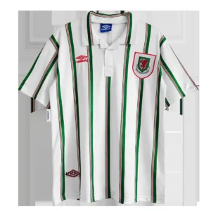 Retro 1993/95 Wales Away Soccer Jersey – front view