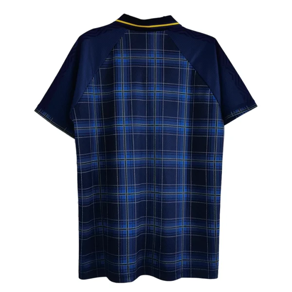 Retro 1994/96 Scotland Home Soccer Jersey – back view
