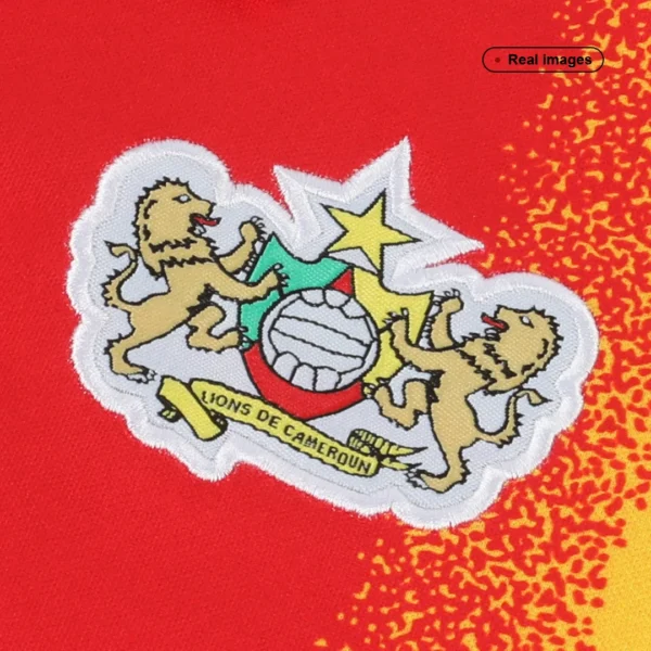 retro-1994-cameroon-home-soccer-jersey-162732-04 Retro 1994 Cameroon Home Soccer Jersey – badge and fabric details