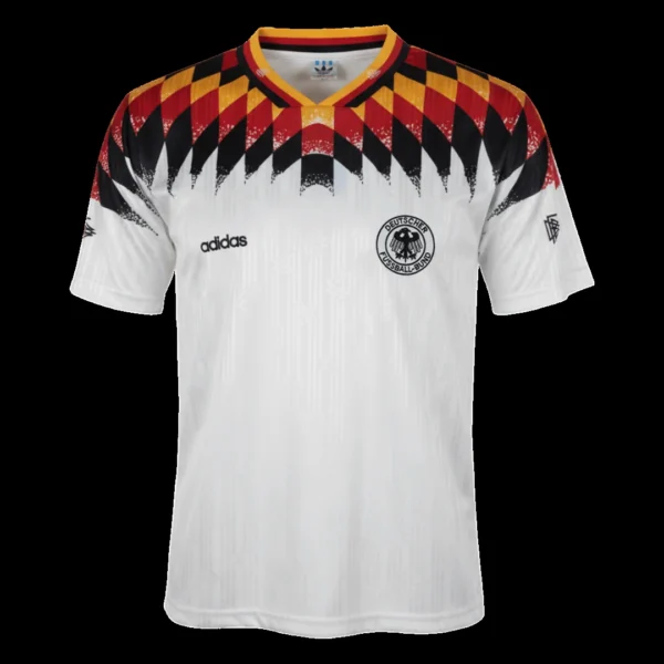 Retro 1994 Germany Home Soccer Jersey – front view