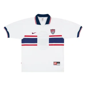 Retro 1995 USA Home Soccer Jersey