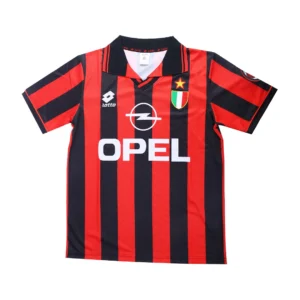 Retro 1996/97 AC Milan Home Soccer Jersey – front view