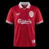 Retro 1996/97 Liverpool Home Soccer Jersey – front view