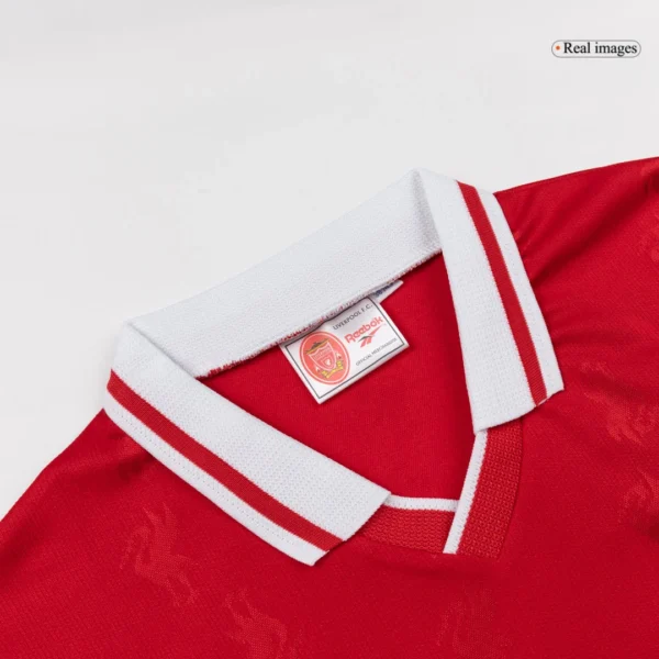 Retro 1996/97 Liverpool Home Soccer Jersey – back view