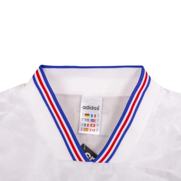 Retro 1996 France Away Soccer Jersey – jersey details